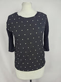 EK5623 Damen Shirt von Tally Weijl, schwarz, Gr. XS0