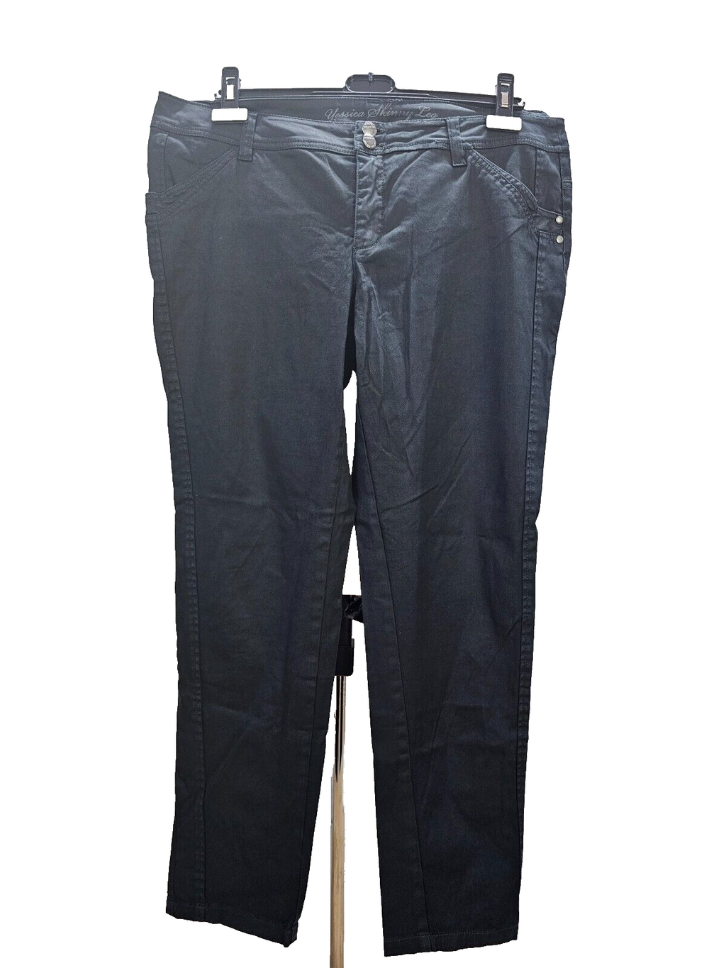 EK5883 Damen Jeans von Yessica, schwarz, Gr. 460