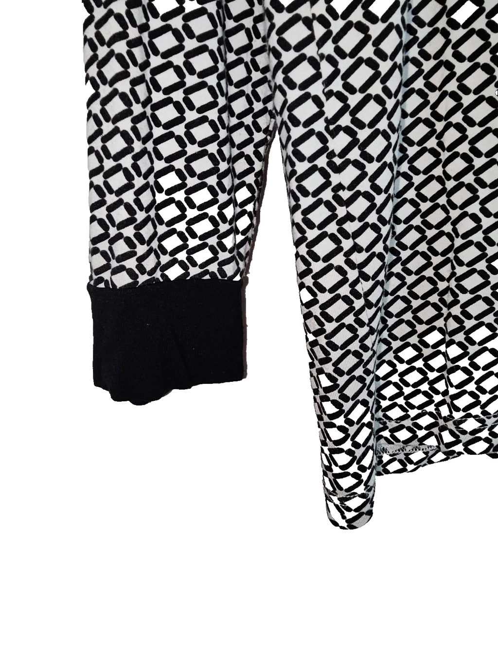 EK7039 Damen Shirt von Mona, weiß-schwarz, Gr.441