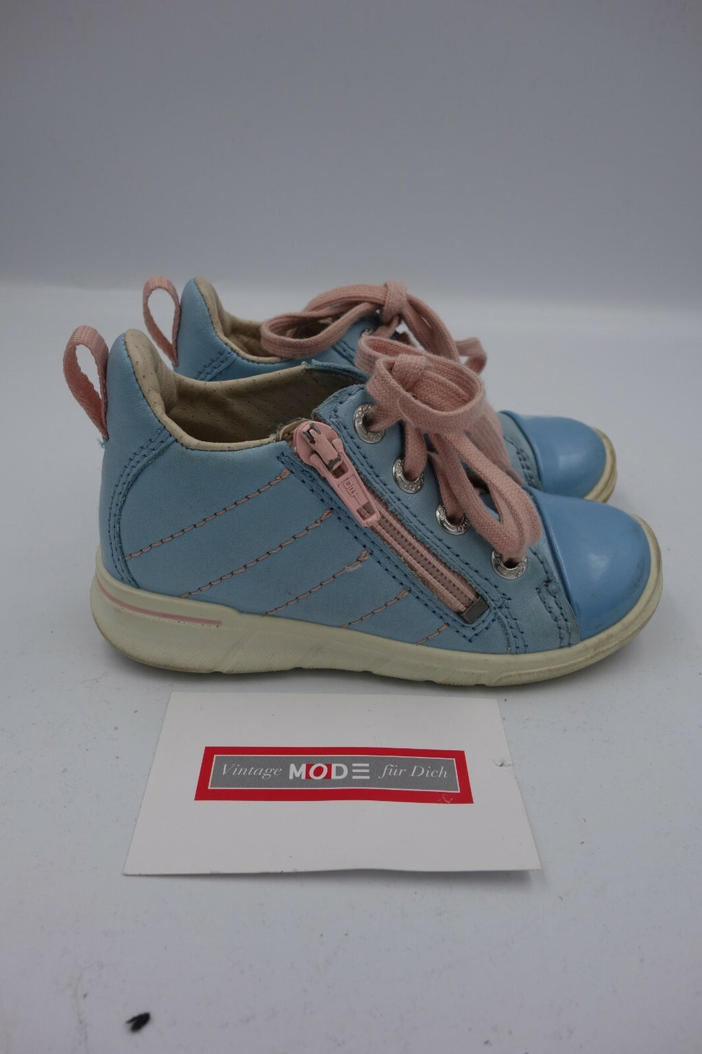 ES0236 Mädchen Sneaker von ecco, blau-rosa, 233