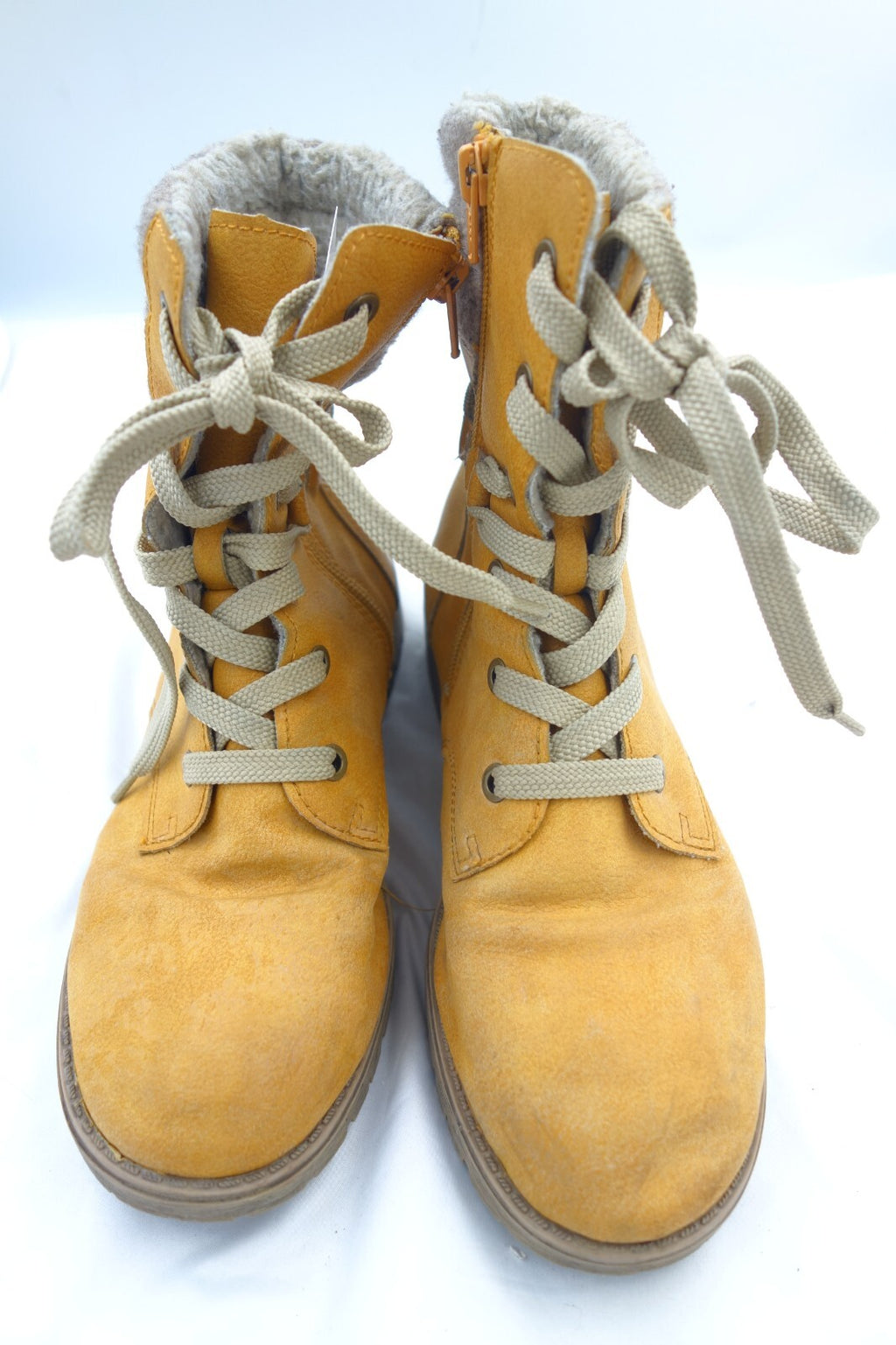 ES0596 Damen Stiefeletten von Footflexx, ocker, Gr. 381