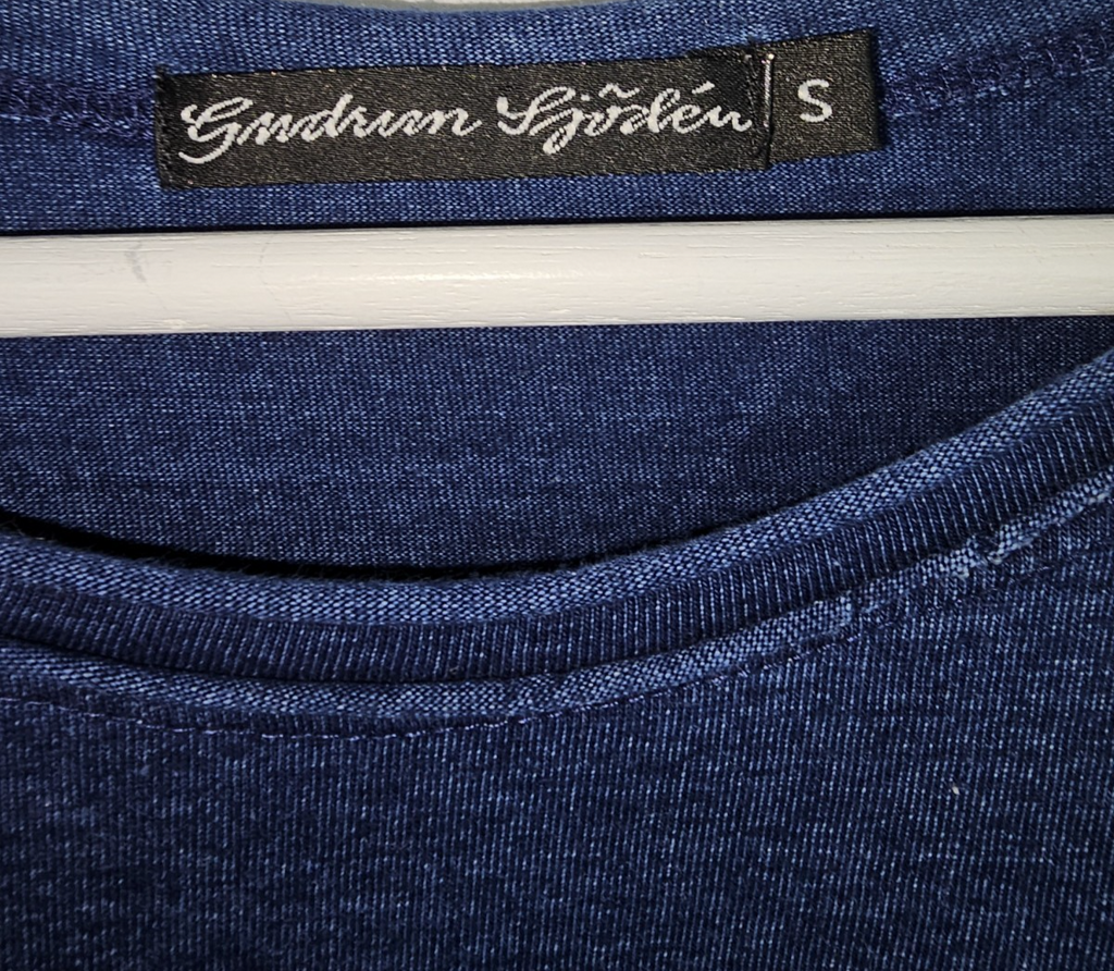 EK7612 Damen Langarmshirt von  Gudrun Sjödén, blau, Gr.S1