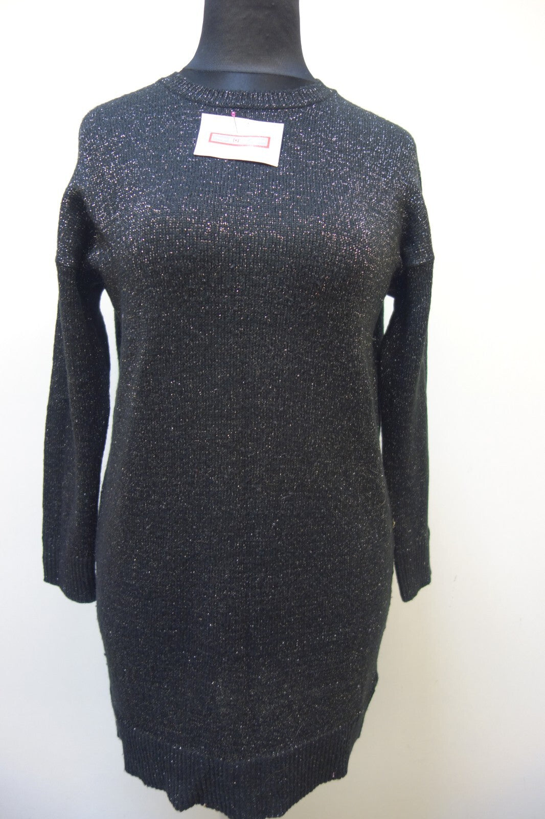 EK2100 Damen Pullover von Esmara, schwarz-glitzernd, gr. 40/420