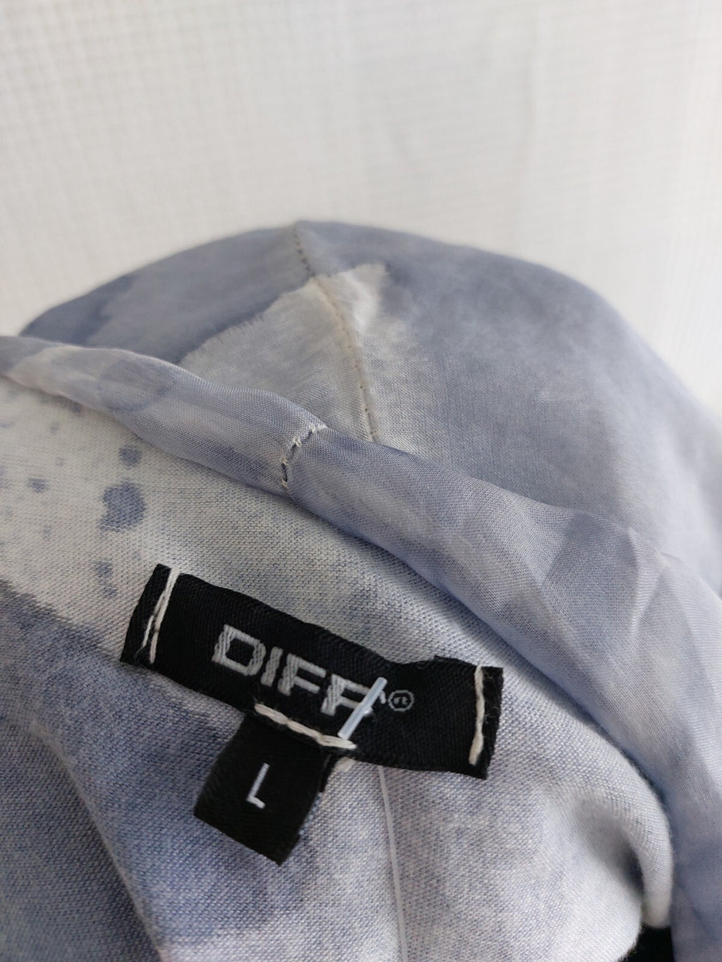 EK0318 Damen Bluse von Diff, blau, Gr.L6
