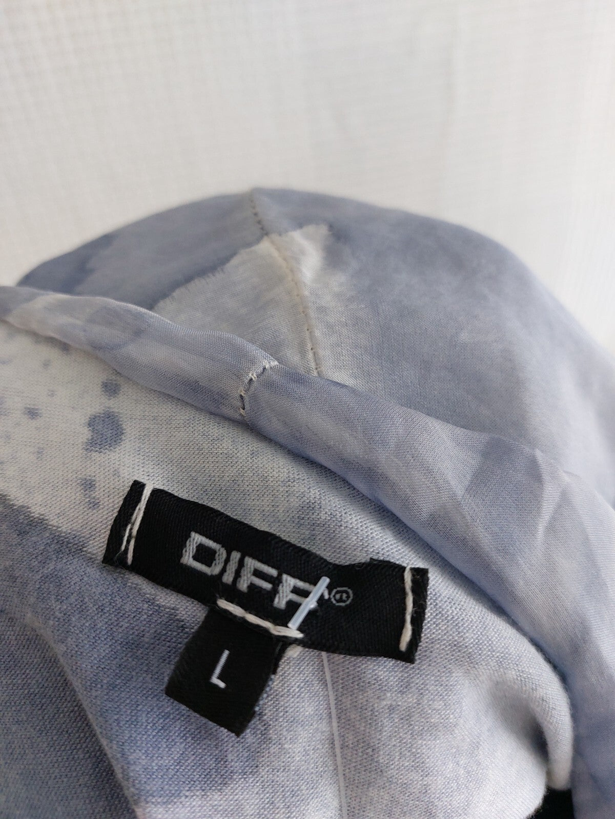 EK0318 Damen Bluse von Diff, blau, Gr.L6