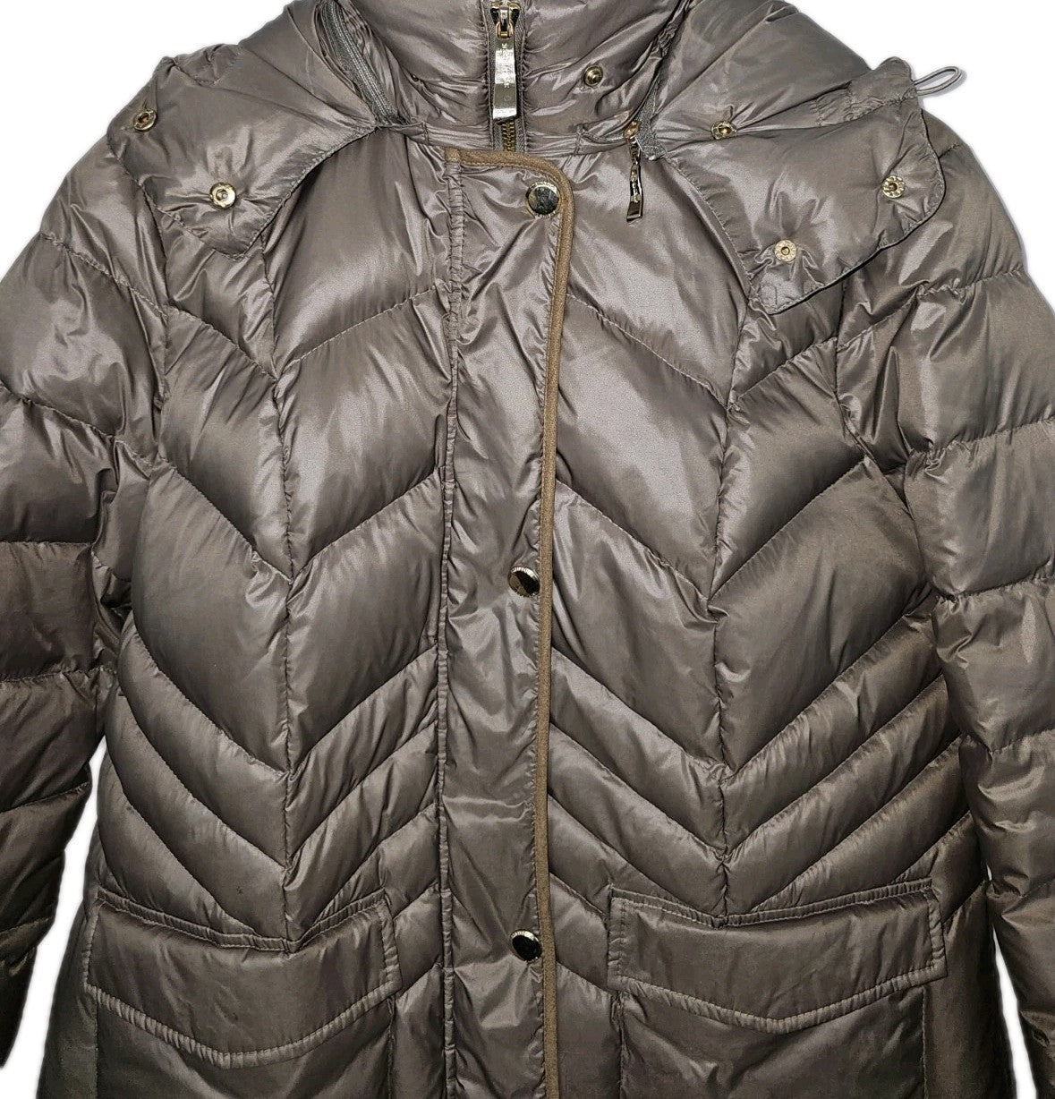 EK8734 Damen Mantel von Steinbock, Grau, Gr. Ca. M/L1