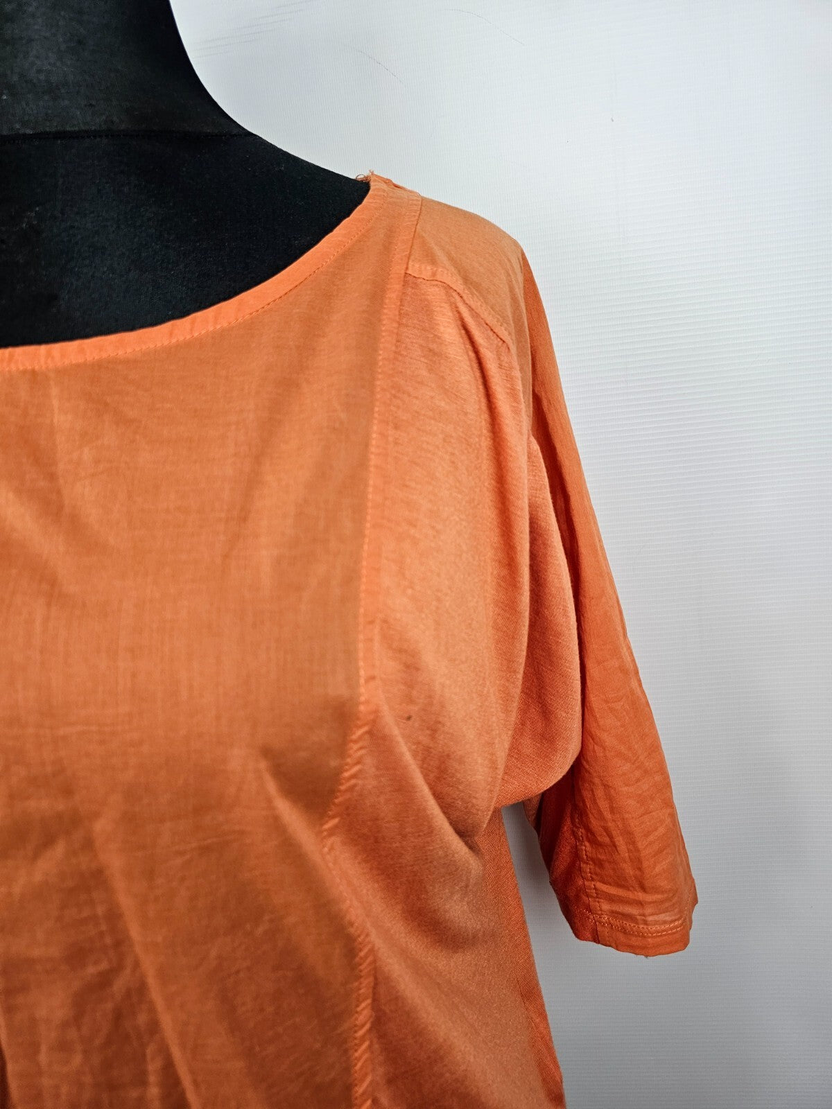 EK5460 Damen Bluse von Takko, orange, Gr. 2XL1