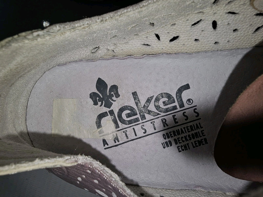 ES833 Damen Halbschuh von Rieker, lila, Gr.402