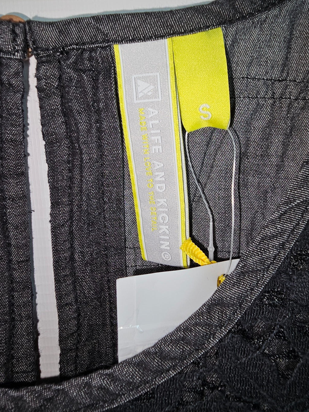 EK5350 Damen Bluse von Alife and Kickin, grau, Gr.S1