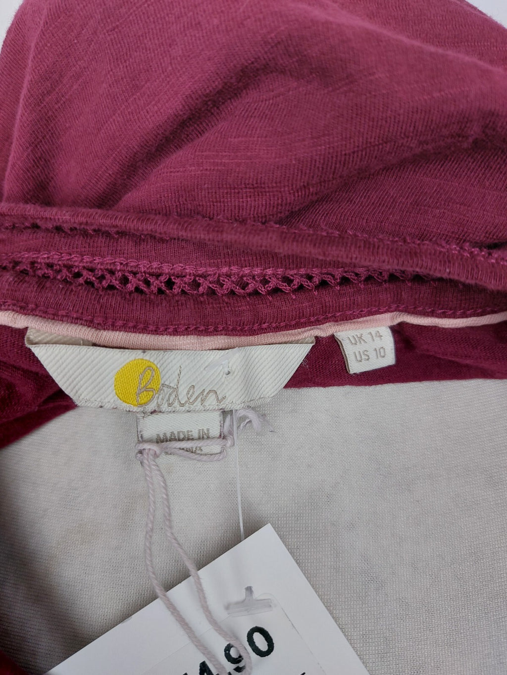 EK4828 Damen Langarm Shirt Oberteil von Boden, bordeaux, Gr. M5