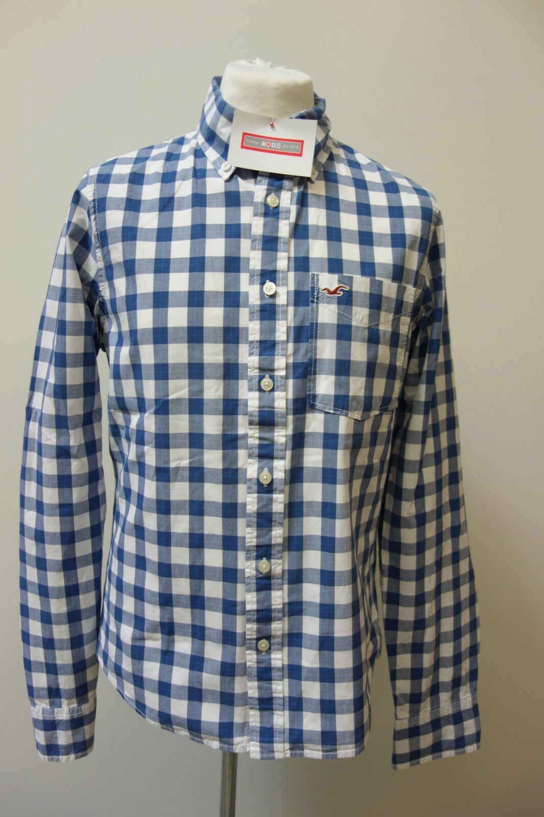 EK0538 Herren Hemd von Hollister, kariert, XL (M)0