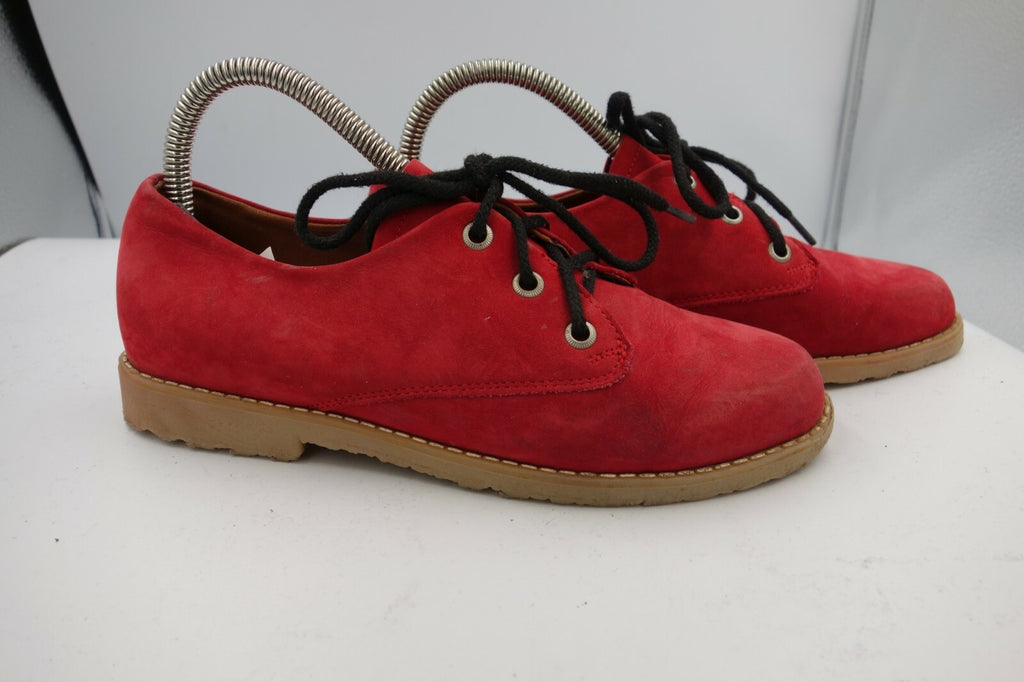 ES0692 Halbschuhe, Original Däumling Jugend Schuhe, rot, Gr. 362