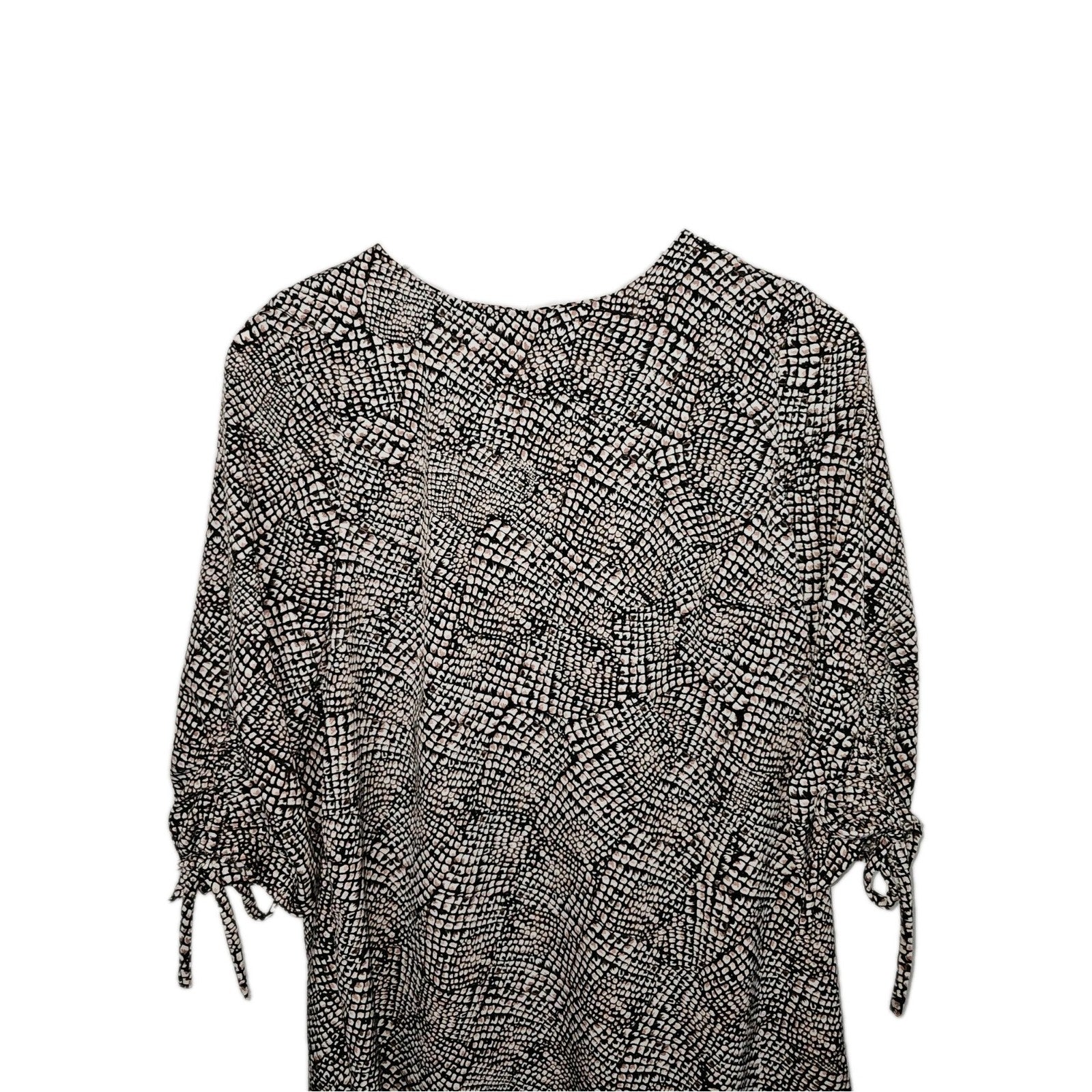 EK9176 Damen Kleid von H&M, Schwarz/Weiß, Gr. 361