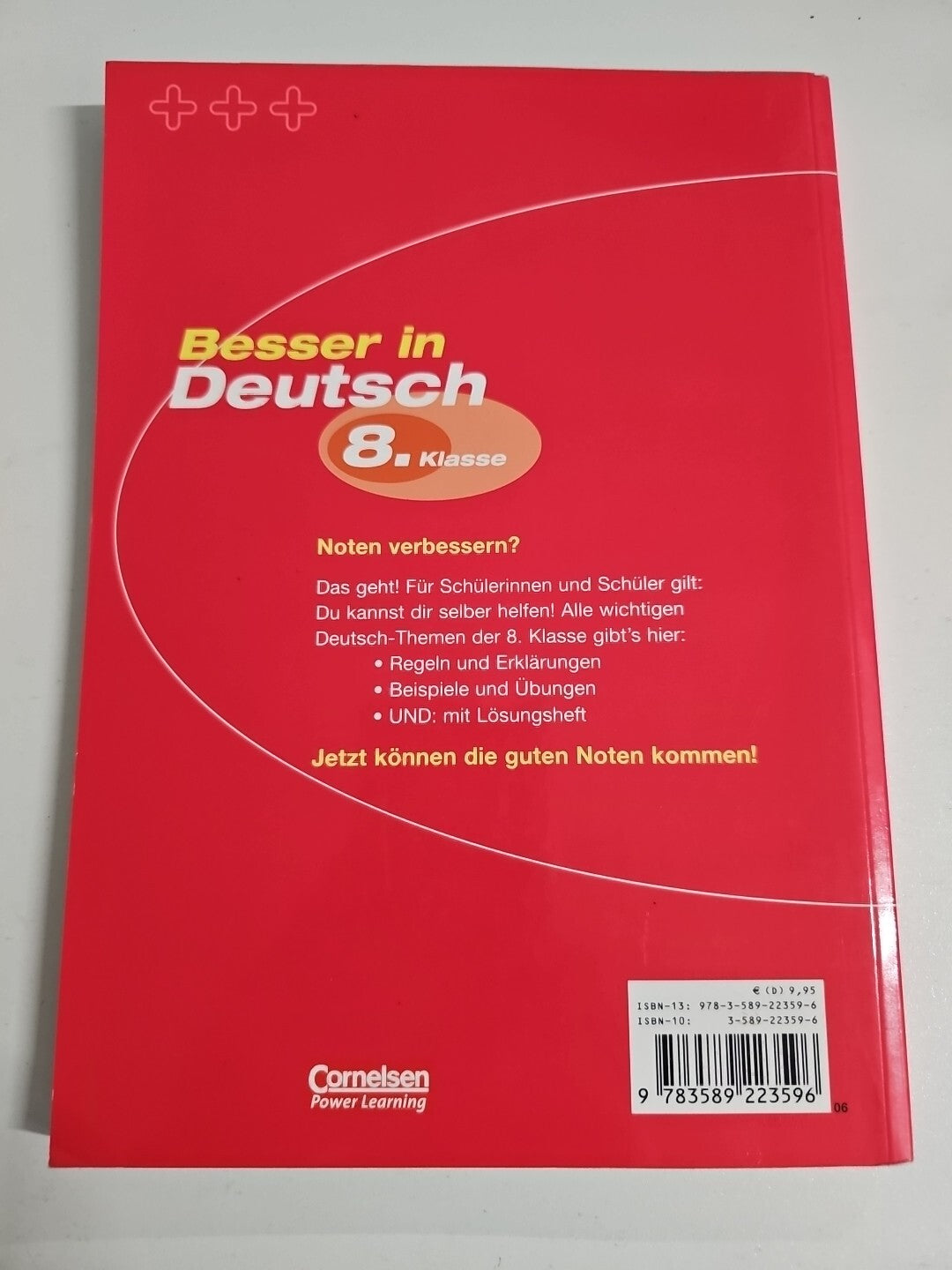 EB61 Besser in Deutsch Klasse 8. Schuljahr - Übungsbuch mit separatem Lösungen1