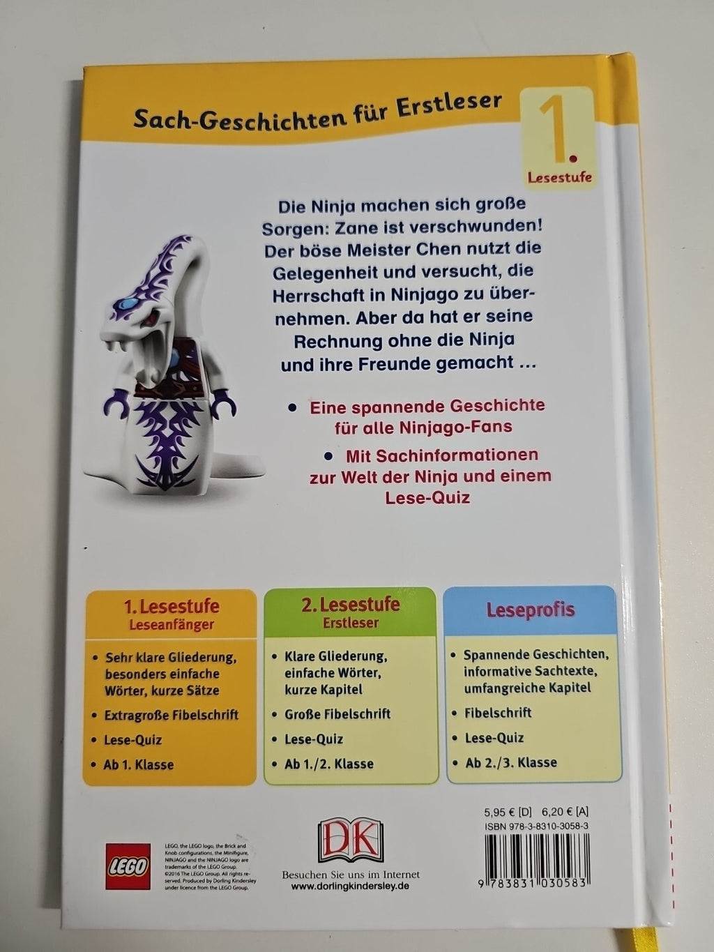 EB1352 SUPERLESER! LEGO® NINJAGOTM. Ninja in Gefahr: 1. Lesestunde 1