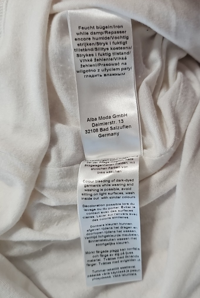 EK7796 Damen Kleid von Alba Moda, rot-weiß, Gr.345
