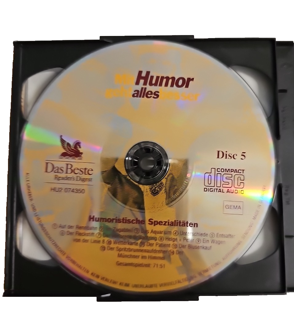 EB3096 Mit Humor geht alles besser, 5 CDs, die großen Stars der guten Laune5