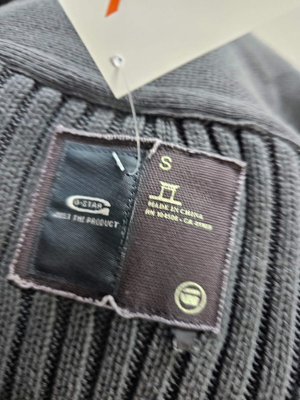 EK5399 Damen Strickjacke von G-Star, grau, Gr. S8