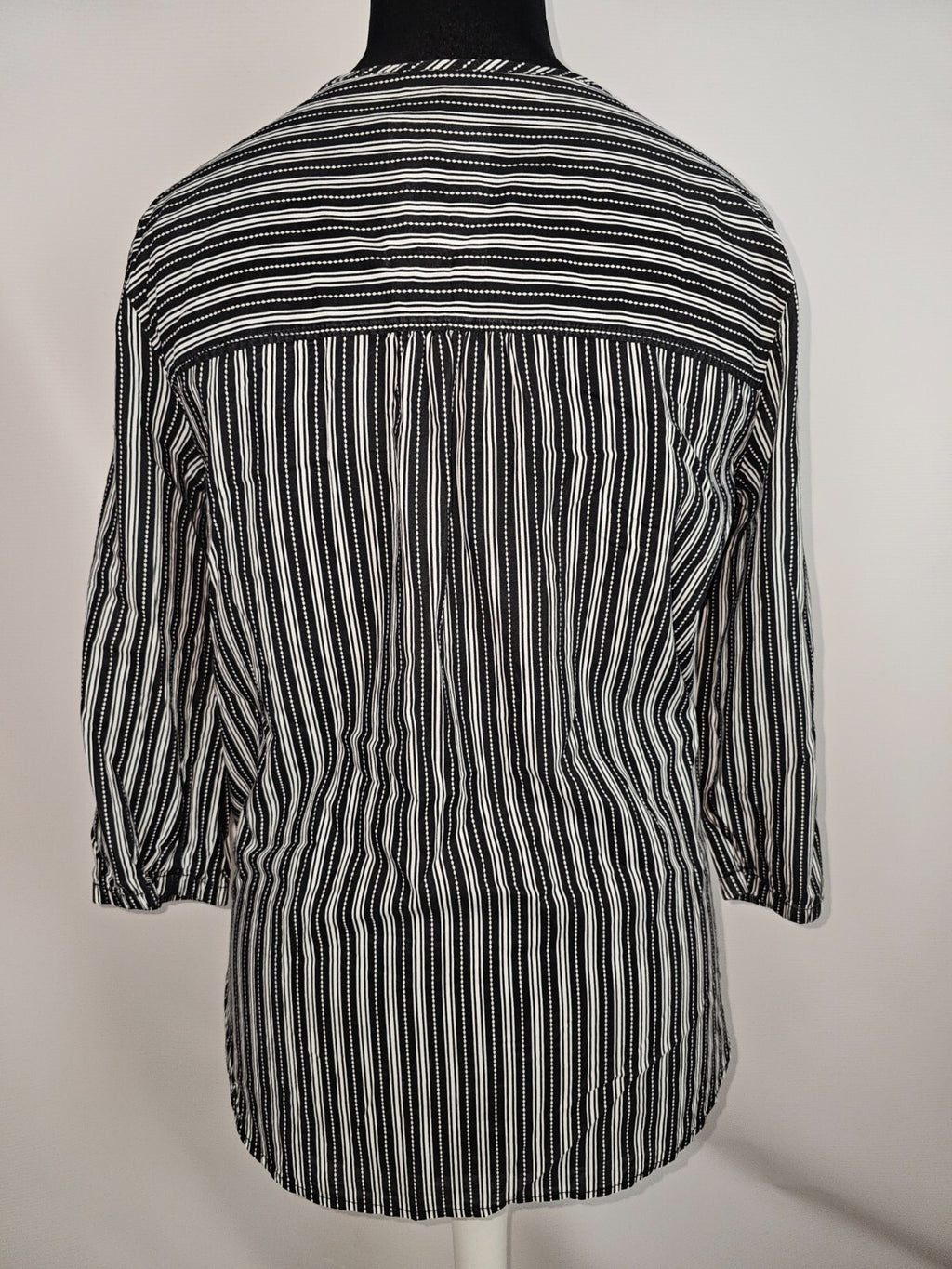 EK6519 Damen Bluse von Yessica, schwarz-weiß, Gr.423