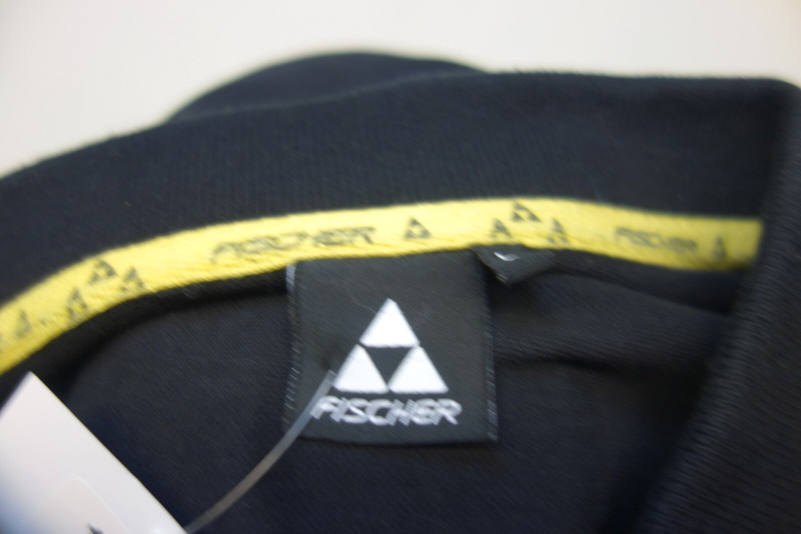 EK1847 herren Polo von Fisher, schwarz, Gr. L5