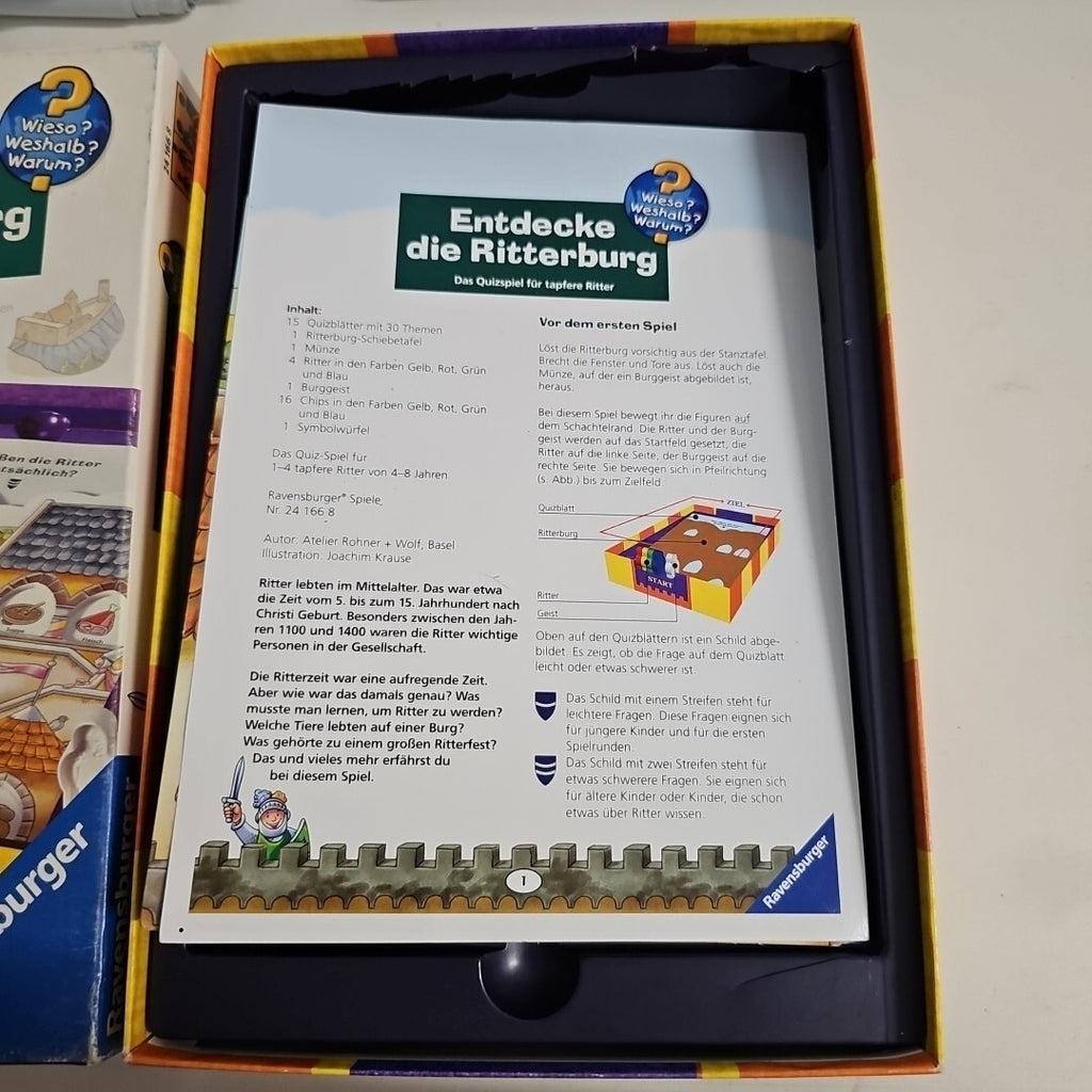 EB1954 Entdecke die Ritterburg  -  Wieso weshalb warum  -  Ravensburger1