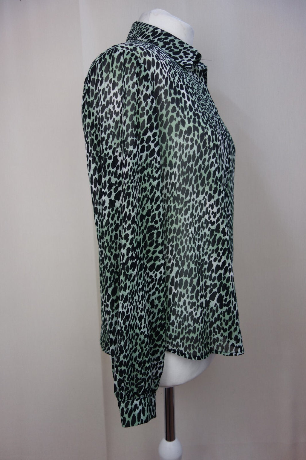 EK3934 Damen Bluse von Vila, grün-schwarz, Gr.M (nach Größentabelle)4