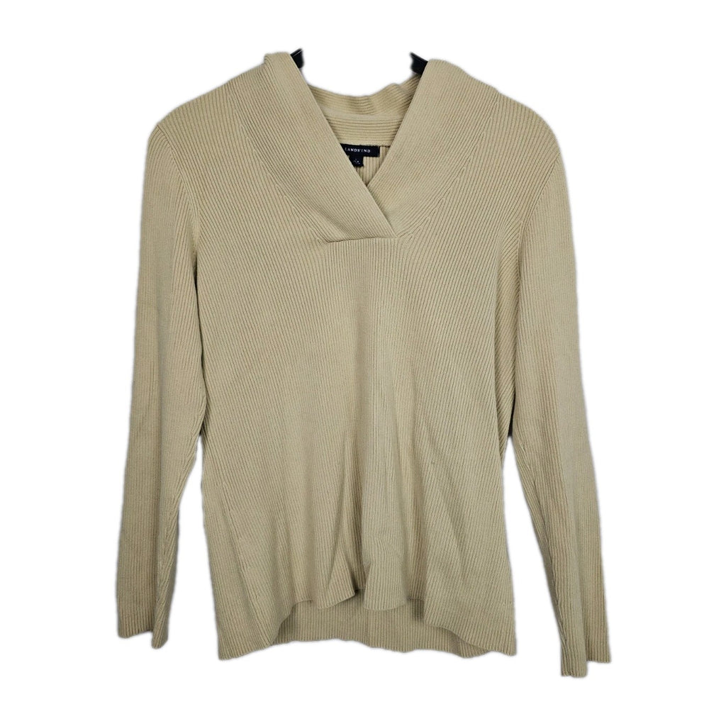 EK10235 Damen Pullover von Lands'end, beige, Gr.L0