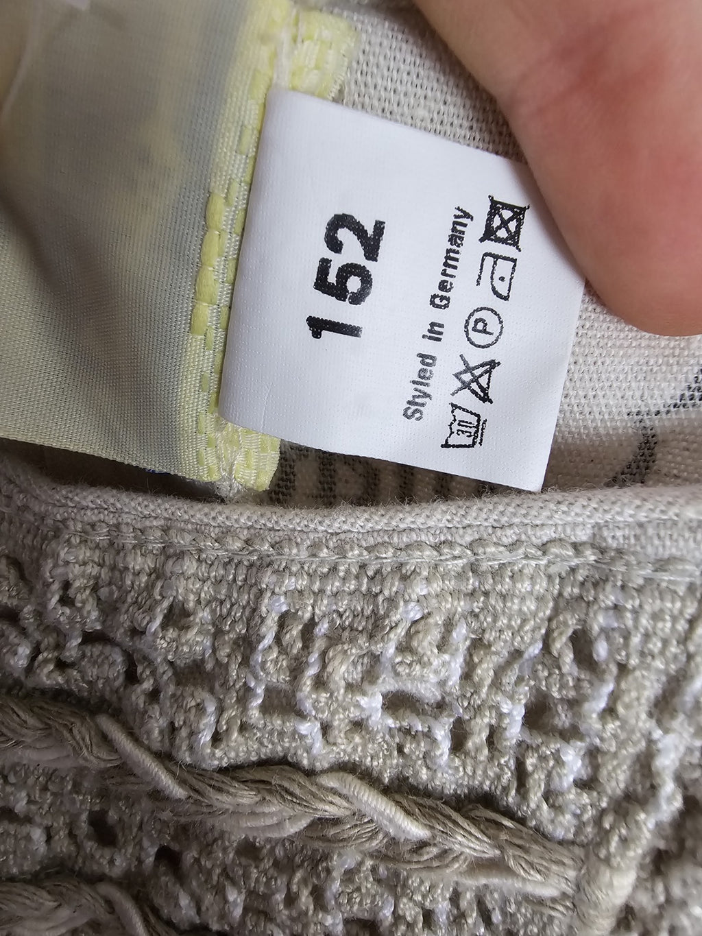 EK10202 Kinder Kleid von Isar-Trachten, Beige, Gr. 1524