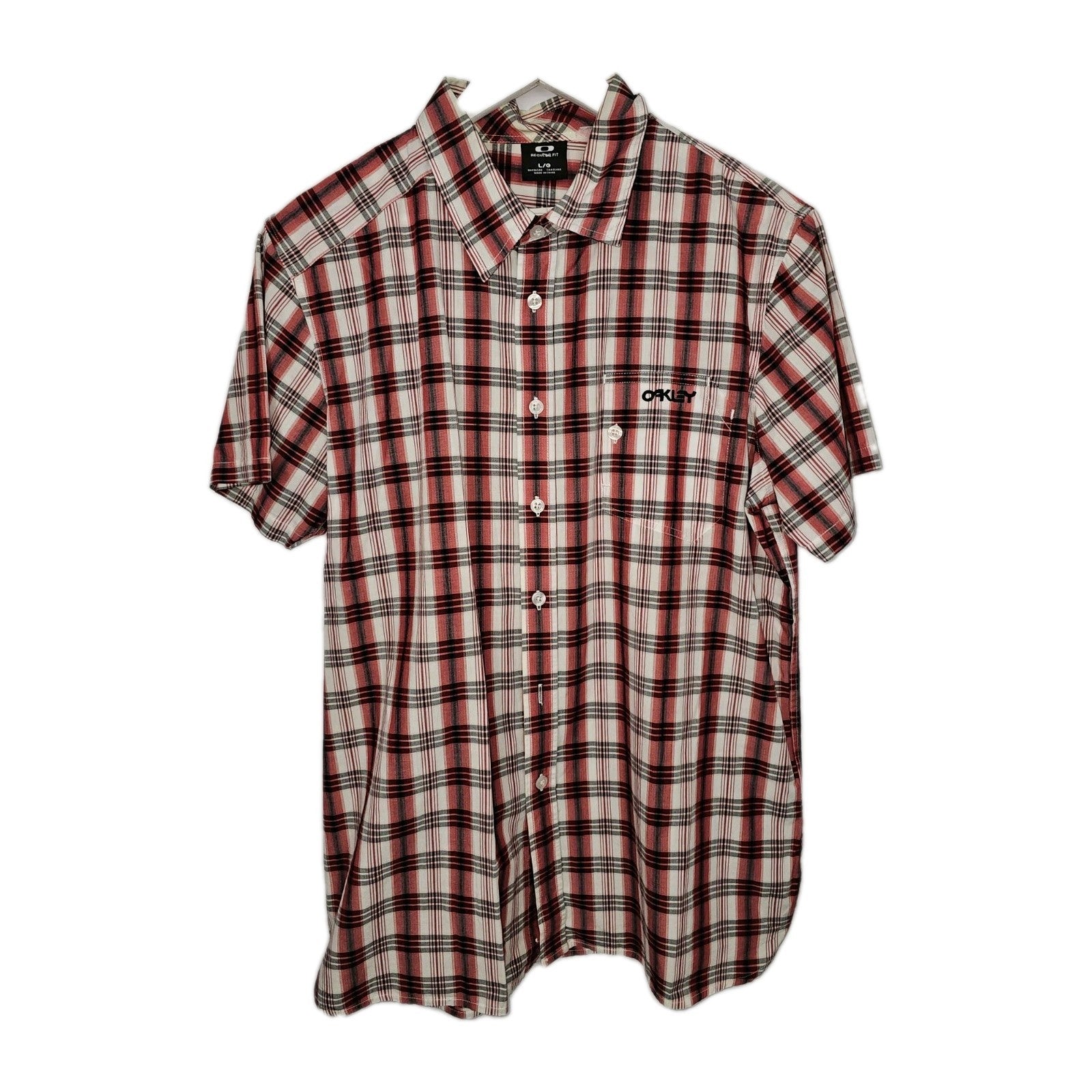 EK4940 Herren Hemd von Oakley, rot, Gr.L0