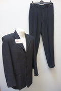EK3573 Herren Anzug von Rian Rucci, schwarz mit Nadelstreifen, gr. 480
