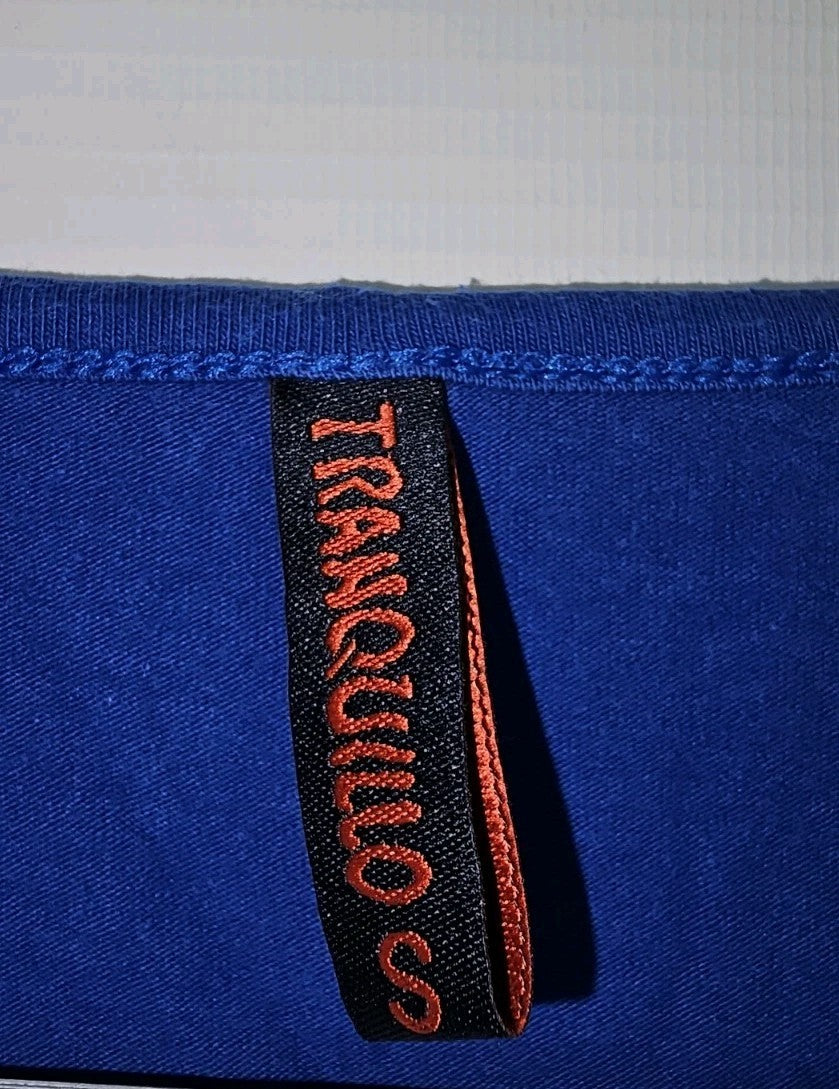 EK8124 Damen Bluse von Tranquillo, blau, Gr.S2