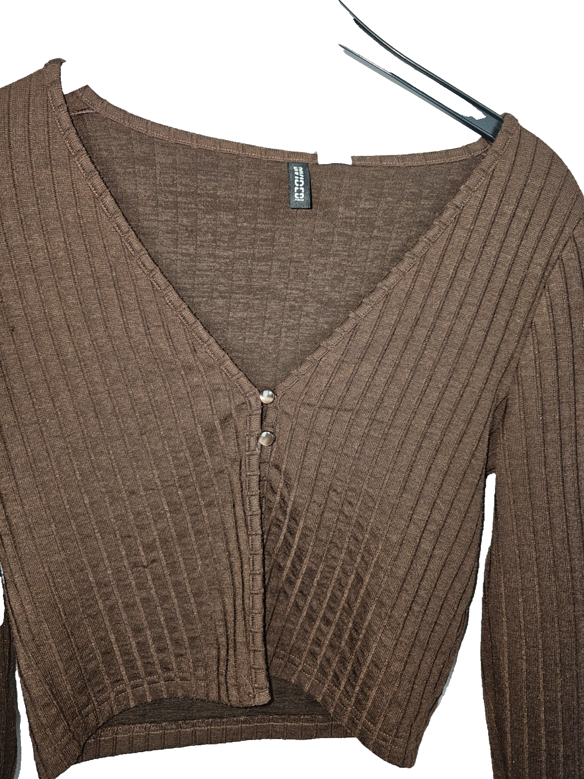EK5563 Damen Strickjacke von H&M,  Braun, Gr. S1