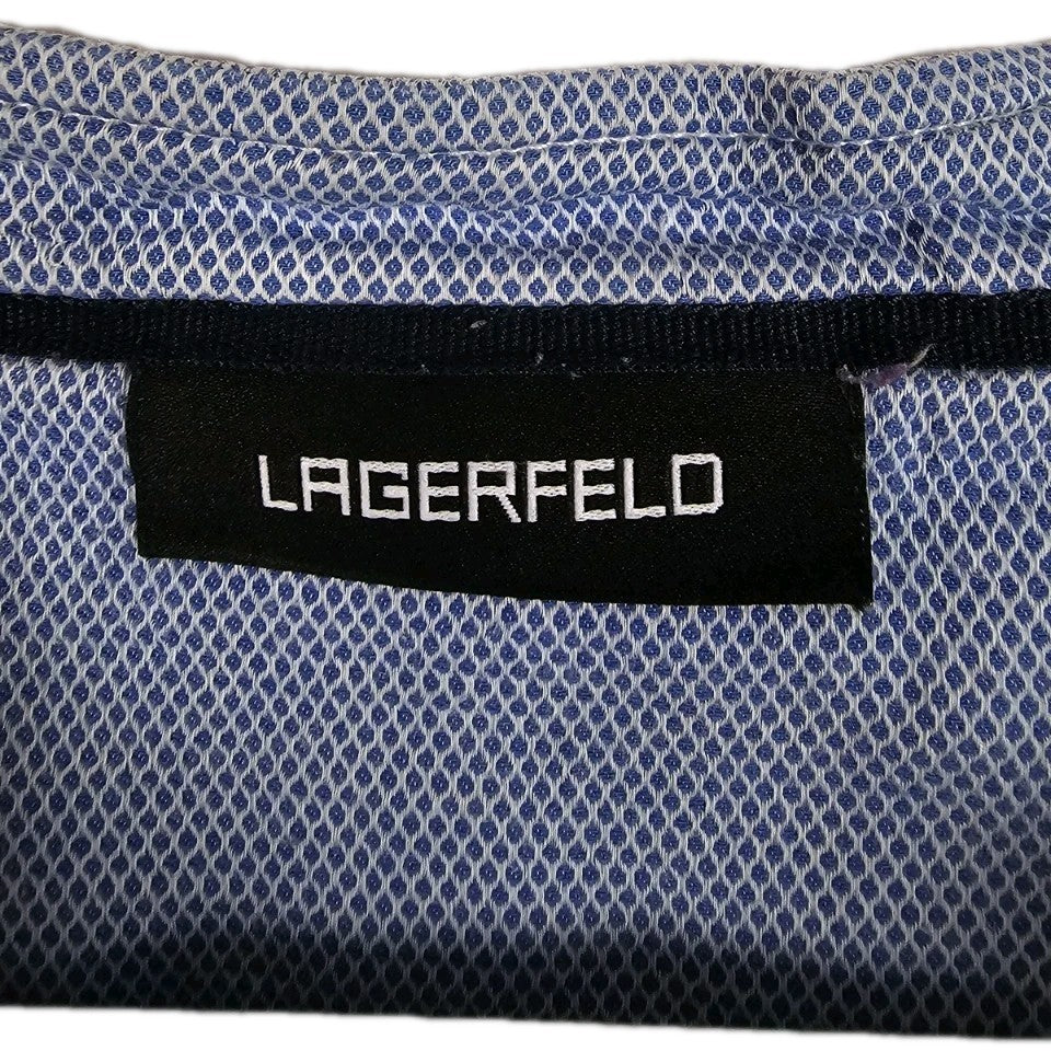EK10353 Herren Poloshirt von Lagerfeld, Blau, Gr. XXL1