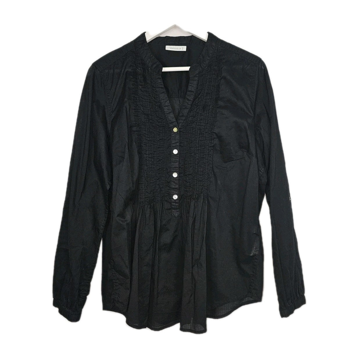 EK11156 Damen Bluse von Yessica, Schwarz, Gr. 460