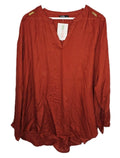 EK9058 Damen Bluse von Janina, Rot-Orange, Gr. 460