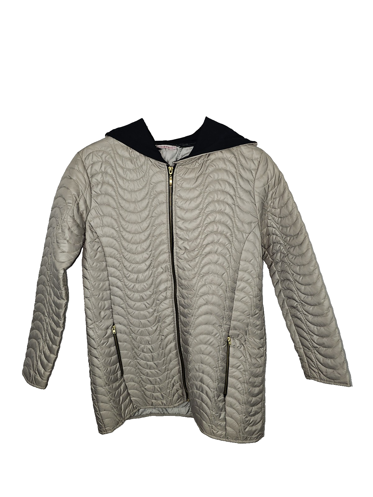 EK8470 Damen Jacke von O'ne&First, Beige, Gr. Ca. M0