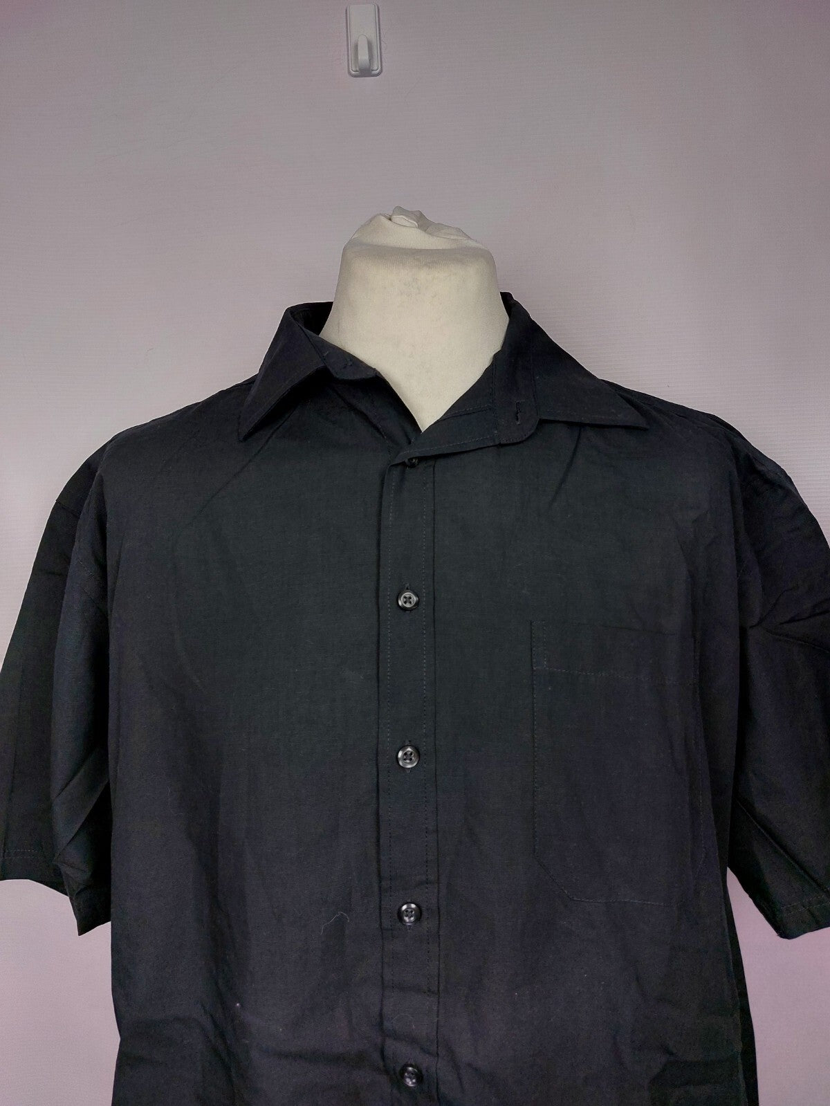 EK4844 Herren Hemd von Charles Vögele, schwarz, Gr. 45/461