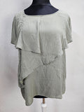 EK6351 Damen Bluse von One Two-Luxzuz, grün, Gr.L0