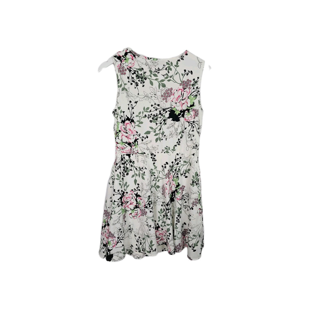 EK10096 Damen Kleid Rainbow Gr.38 Weiß2