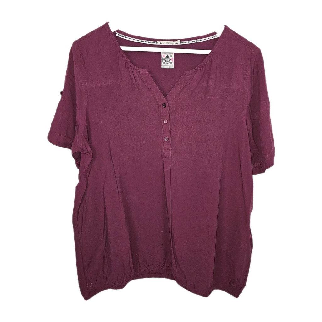 EK10000 Damen Bluse von Cecil, Weinrot, Gr. L0