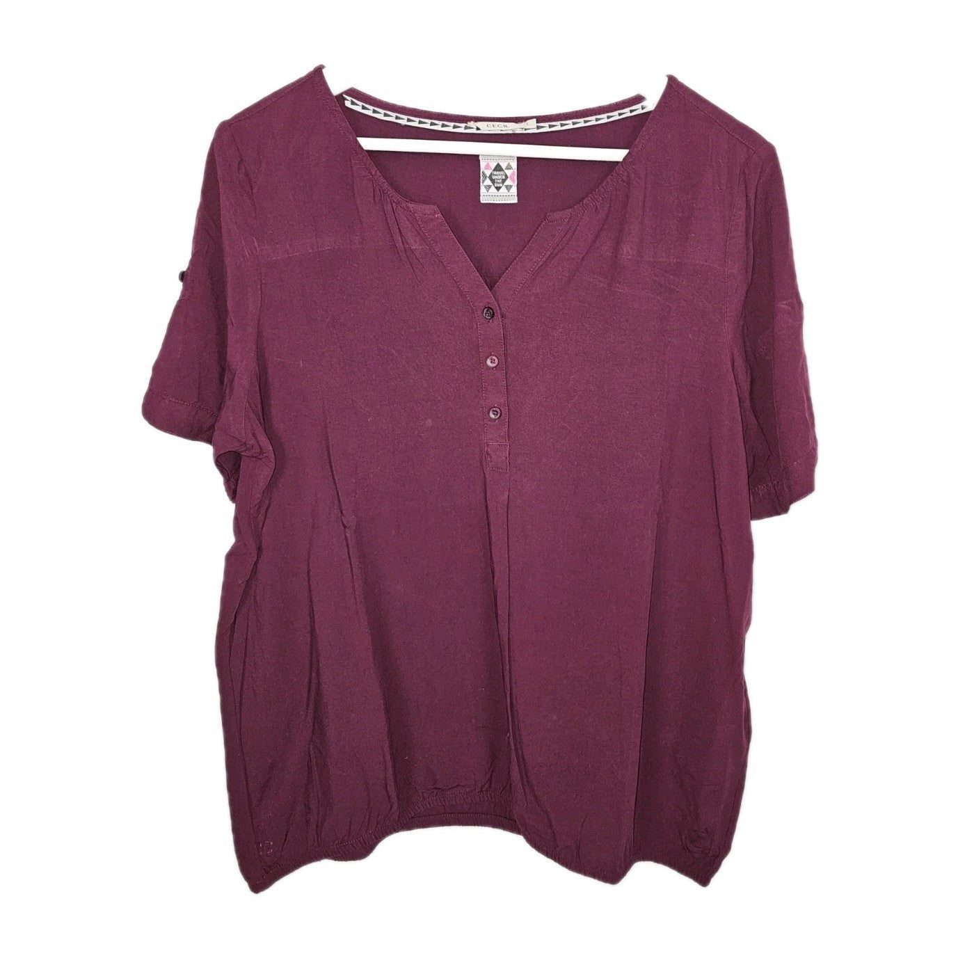 EK10000 Damen Bluse von Cecil, Weinrot, Gr. L0