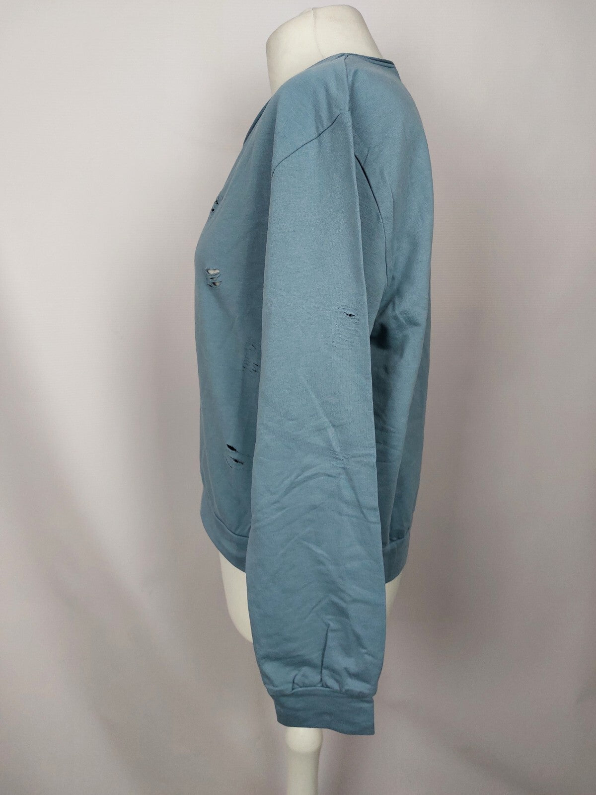 EK2257 Damen Pullover von Zauberstern, taubenblau, Gr. L3