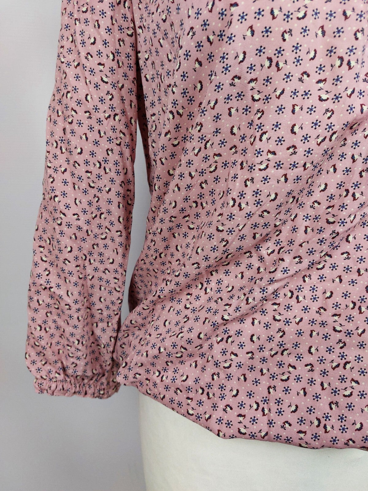 EK4055 Damen Bluse von Esprit, rosa mit Blümchen, Gr. XS2