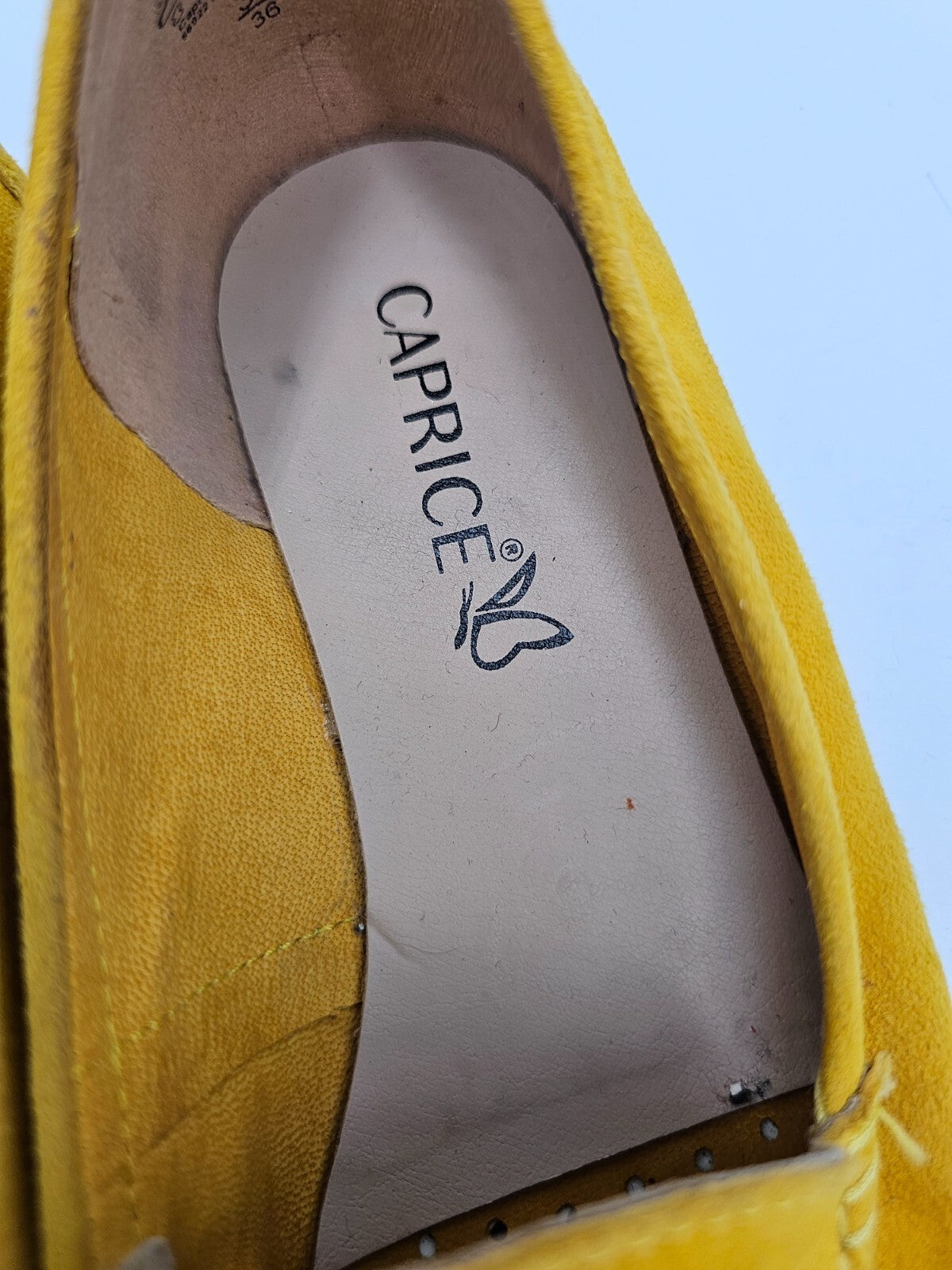 ES0527 Damen Mokassin von Caprice, gelb, Gr. 362