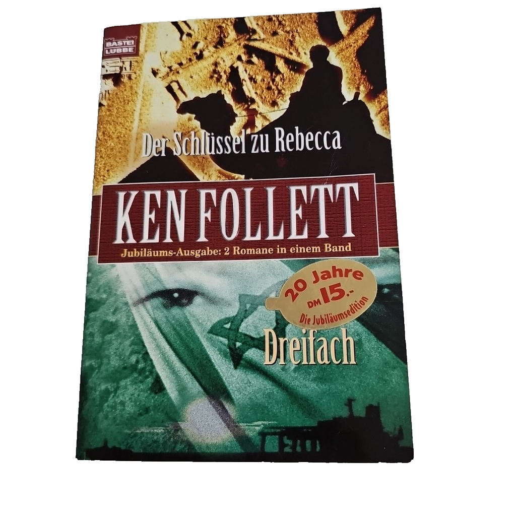 EB1261 Der Schlüssel zu Rebecca / Dreifach - Ken Follett [2 Romane in einem Band0