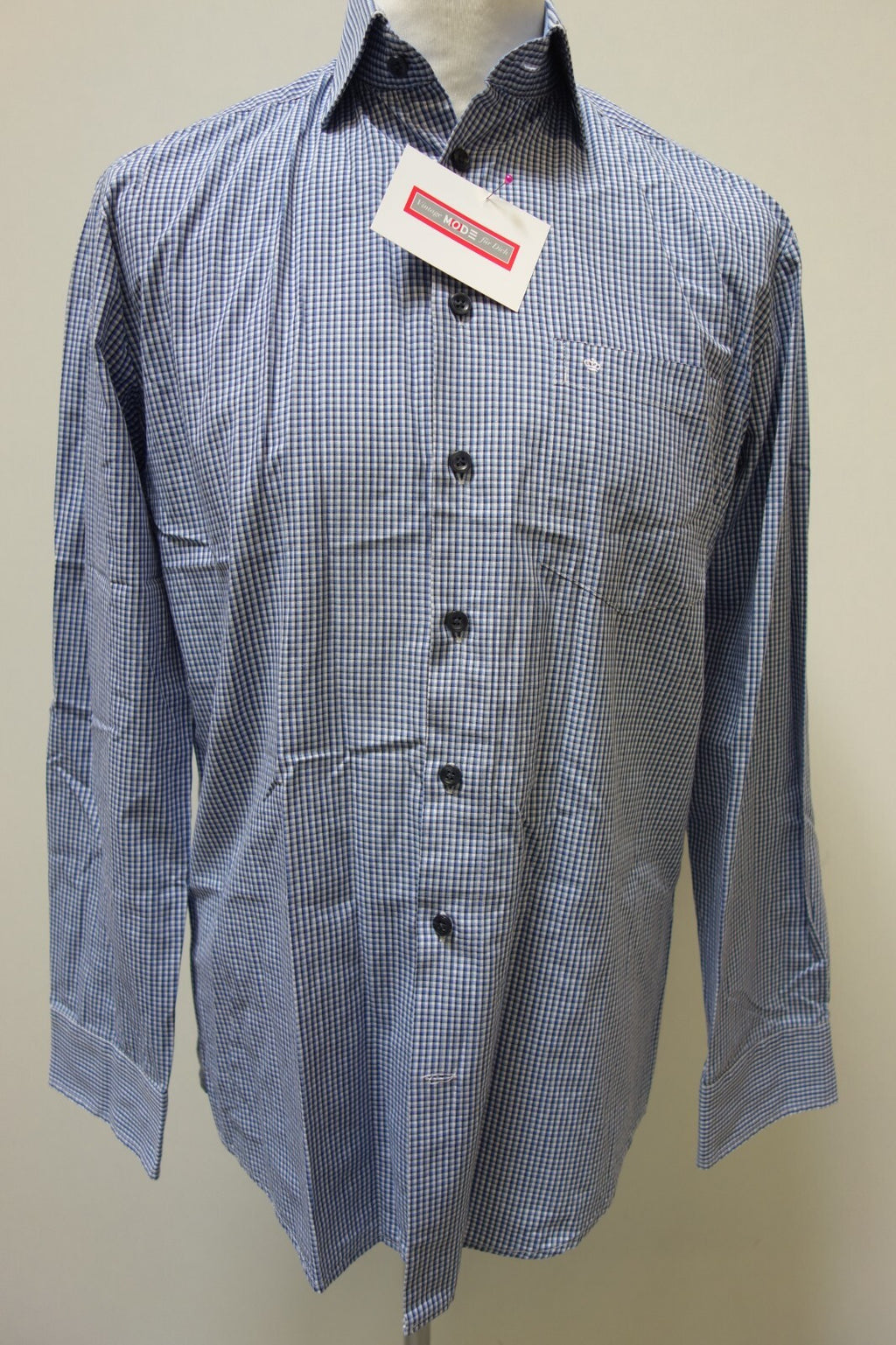 EK1915 Herren Hemd von Seidensticker, kariert, Gr. 390