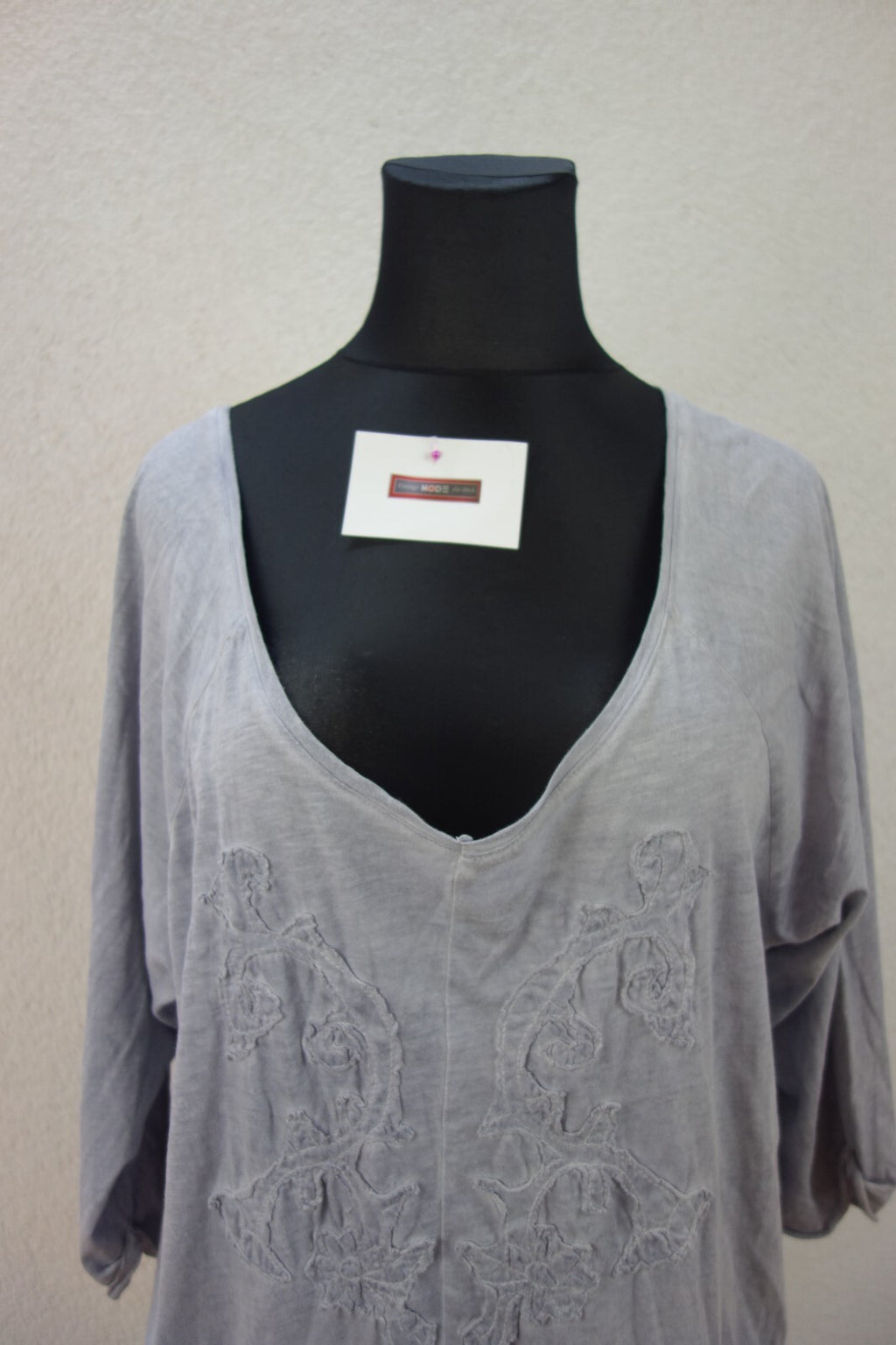 EK1137 Damen Oberteil von my Style, grau, Gr. 50/521
