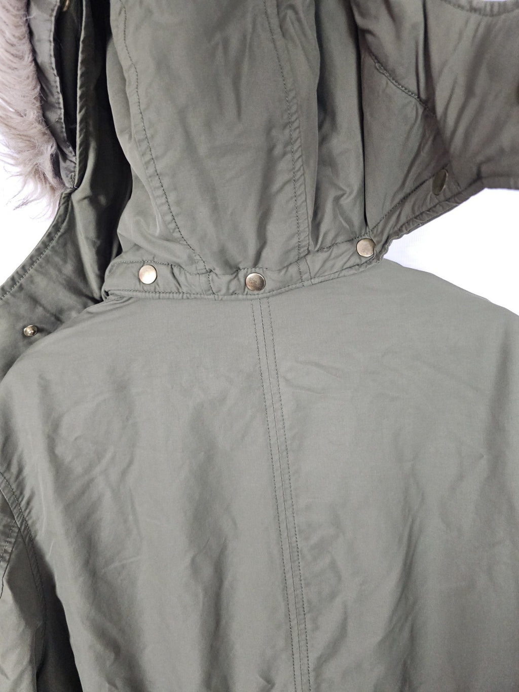 EK9754 Damen Parka von H&M, Grün, Gr. M4