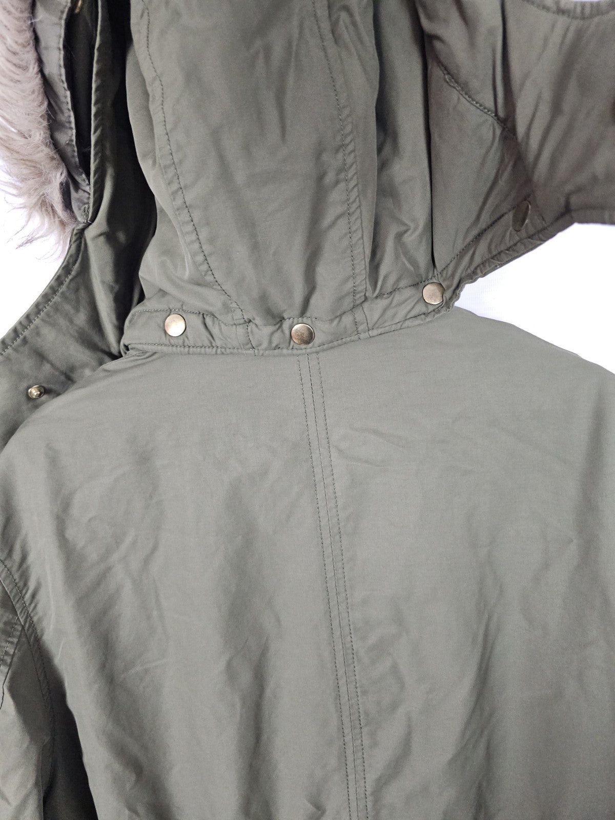 EK9754 Damen Parka von H&M, Grün, Gr. M4