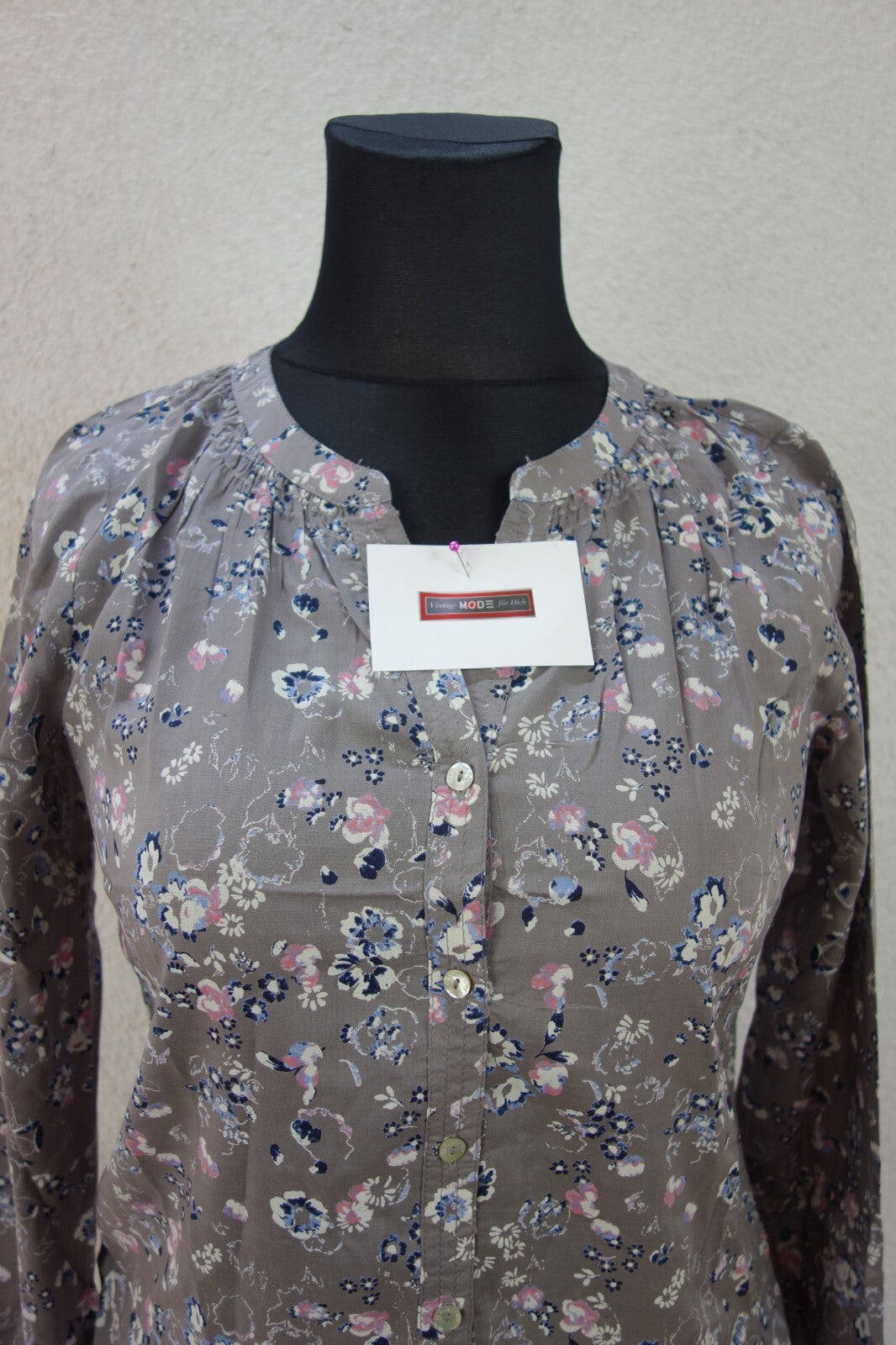 EK4722 Damen Bluse von Street One, grau, Gr. 361